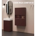 Arbi Arredobagno Комплект мебели Cersaie 2022 CODE RIGA COMP № 05
