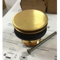 Донный клапан клик-клак универсальный Carlo Frattini Fima брашированное золото F2677ОS
