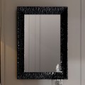 Зеркало RETRO 70*100, серебрянная рамка /736502/ 