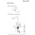 Смеситель для кухни хром Maier 43164CR