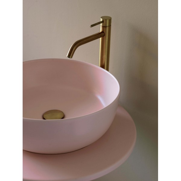 Раковина чаша розовая Glam Scarabeo 39 см х 39 см х 14 см 1807 54