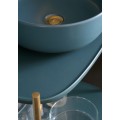 Раковина чаша синяя Glam Scarabeo 39 см х 39 см х 14 см 180756